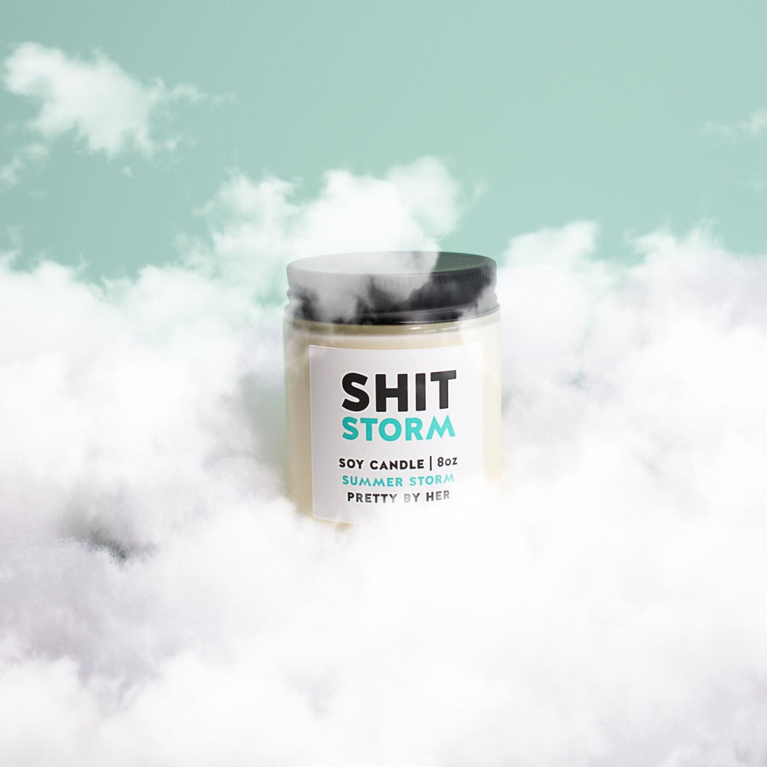 Shit Storm | Soy Wax Candle - Pretty by Her- handmade locally in Cambridge, Ontario