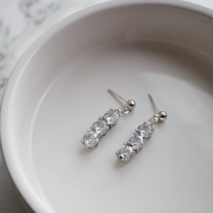 Sierra Rhinestone Earrings | TISH Jewelry - Pretty by Her- handmade locally in Cambridge, Ontario