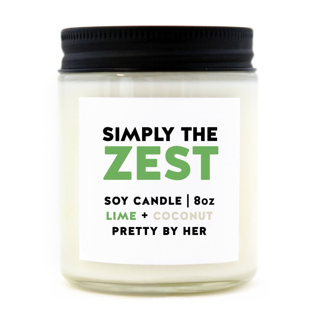 Simply the Zest | Candle - Pretty by Her- handmade locally in Cambridge, Ontario