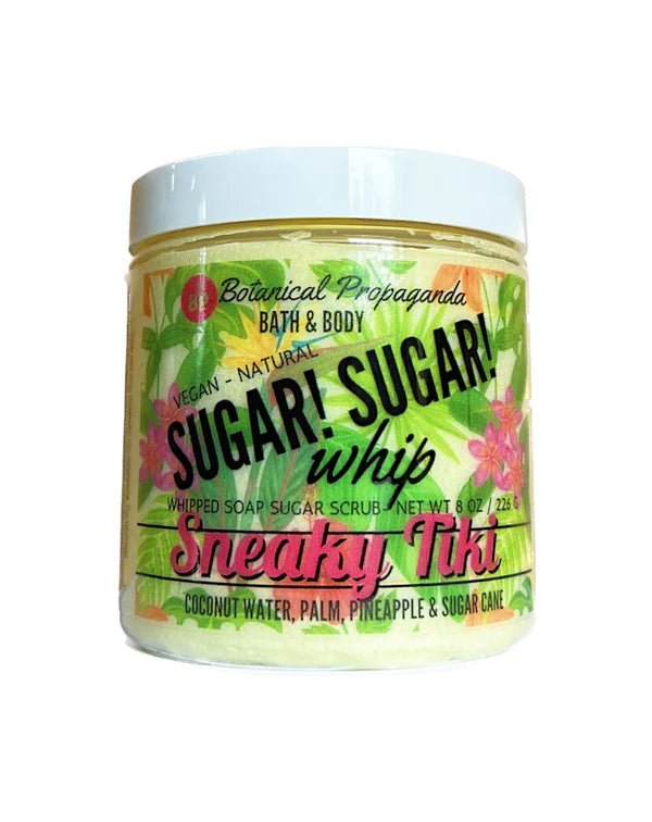 Sneaky Tiki Whipped Soap Sugar Scrub | Botanical Propaganda - Pretty by Her- handmade locally in Cambridge, Ontario