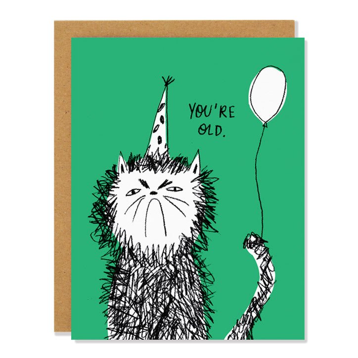 Snitty Kitty Card | Badger & Burke - Pretty by Her- handmade locally in Cambridge, Ontario