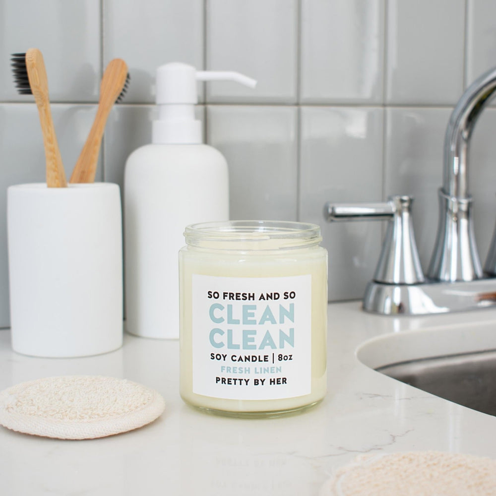 So Fresh and So Clean | Candle - Pretty by Her- handmade locally in Cambridge, Ontario
