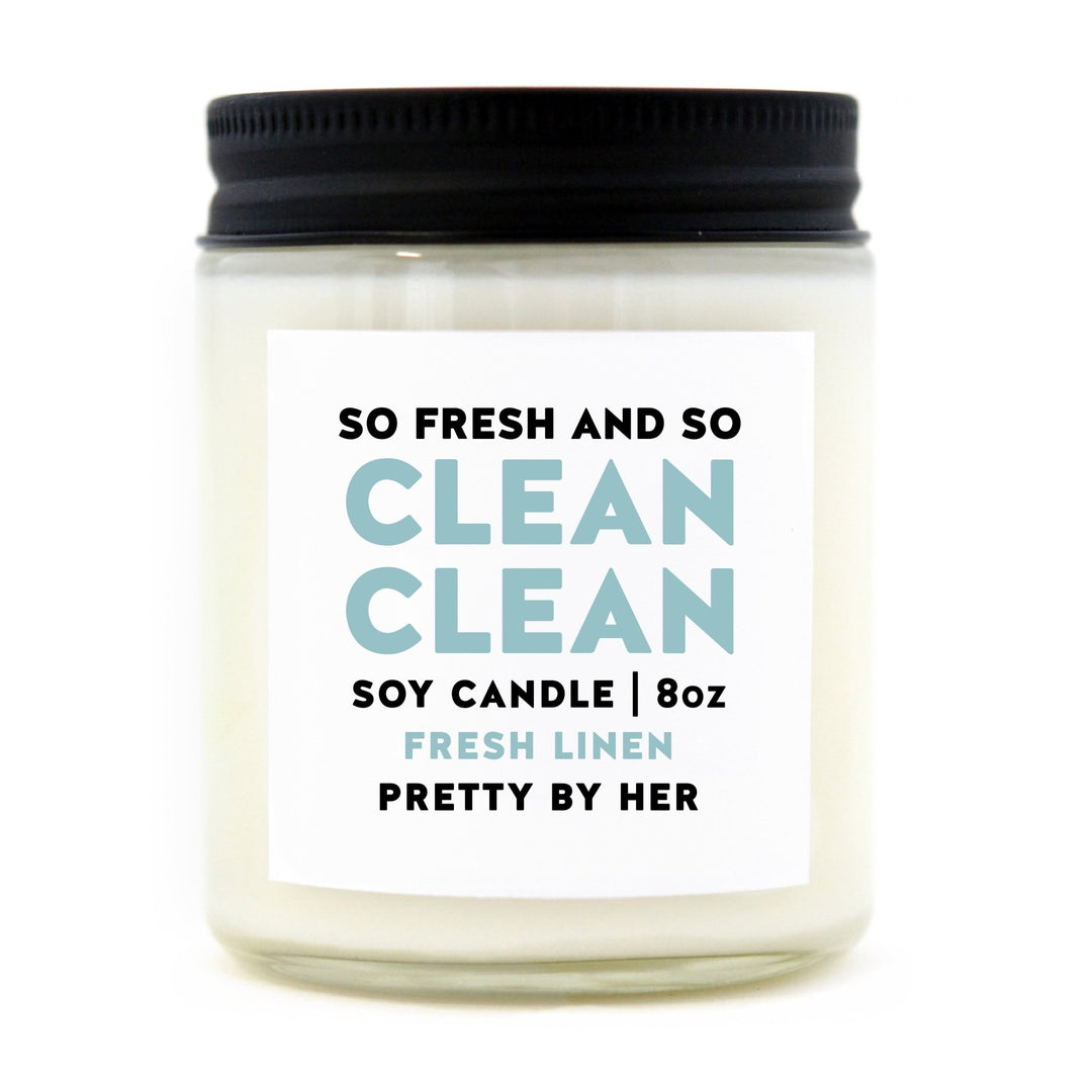 So Fresh and So Clean | Candle - Pretty by Her- handmade locally in Cambridge, Ontario