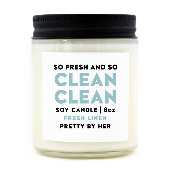 So Fresh and So Clean | Candle - Pretty by Her- handmade locally in Cambridge, Ontario