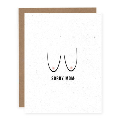 Sorry Mom | Card - Pretty by Her- handmade locally in Cambridge, Ontario