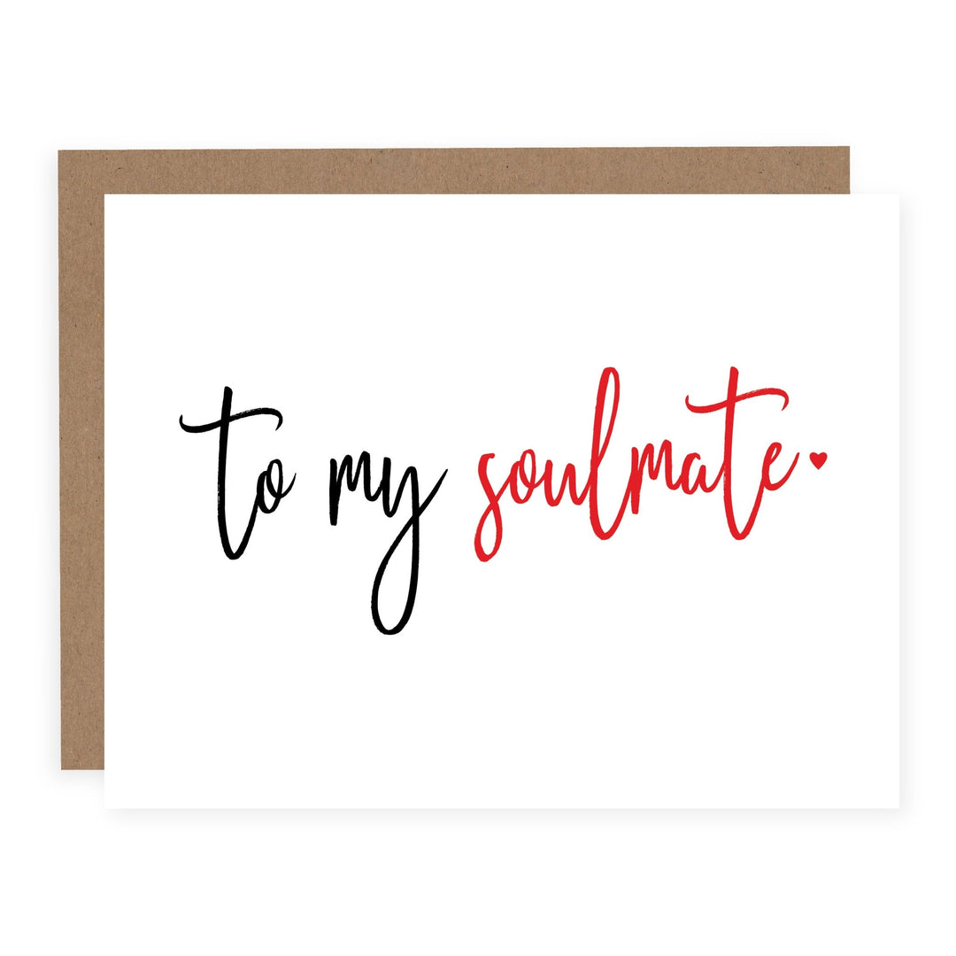 Soulmate | Card - Pretty by Her- handmade locally in Cambridge, Ontario