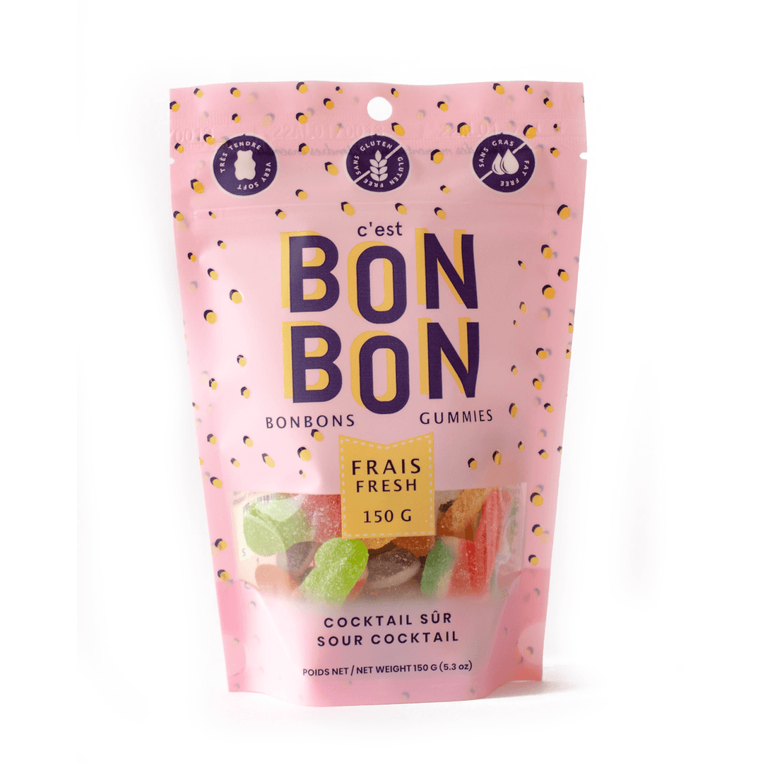 Sour Cocktail Gummies 150g | C'est BONBON - Pretty by Her- handmade locally in Cambridge, Ontario