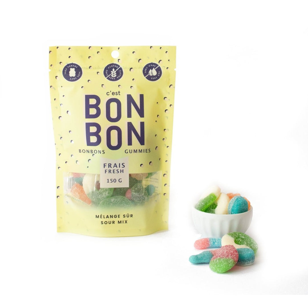 Sour Mix Gummies 150g | C'est BONBON - Pretty by Her- handmade locally in Cambridge, Ontario