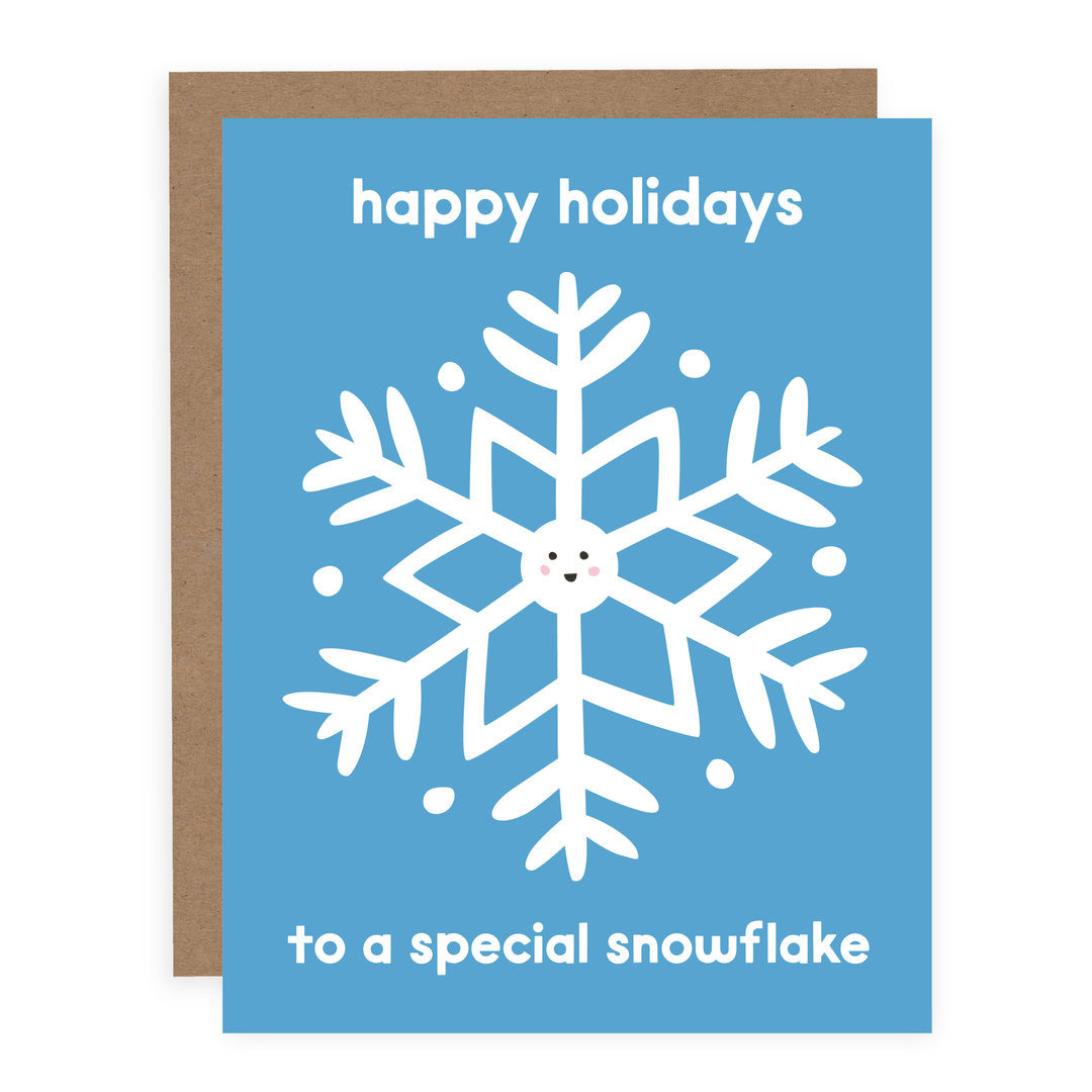 Special Snowflake Christmas Card | Card or Boxed Set - Pretty by Her- handmade locally in Cambridge, Ontario