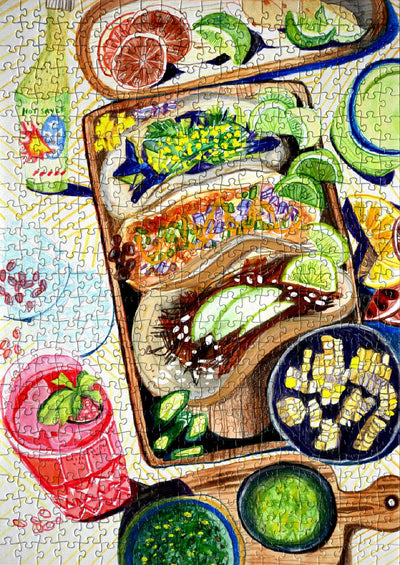 Spice it Up 1000 piece puzzle | Fits Puzzles - Pretty by Her- handmade locally in Cambridge, Ontario