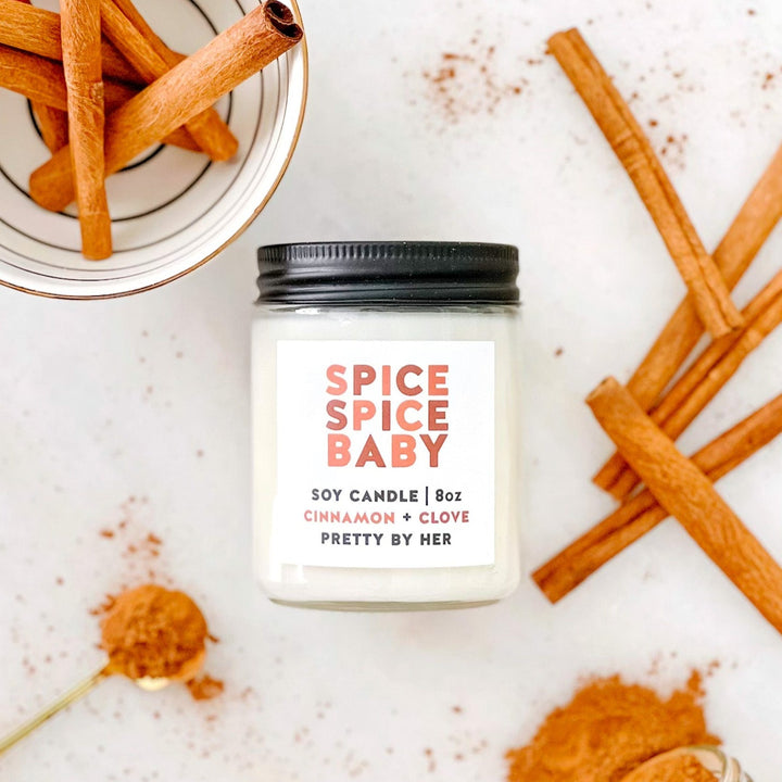 funny fall candle