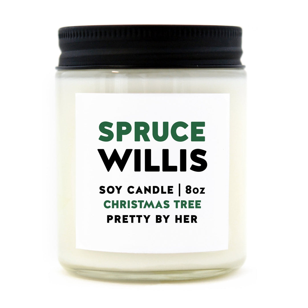 Spruce Willis | Soy Wax Candle - Pretty by Her- handmade locally in Cambridge, Ontario