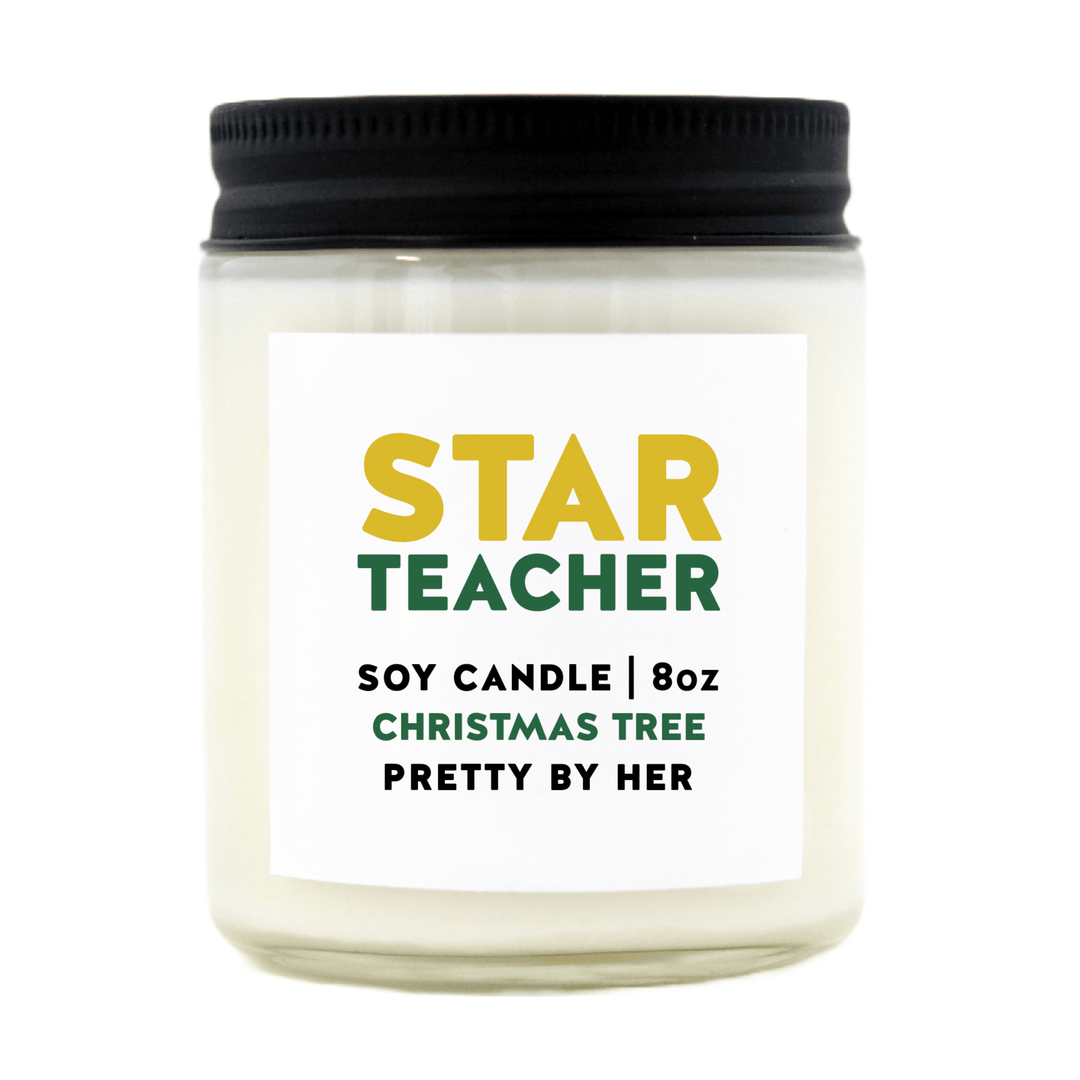 Star Teacher | Soy Wax Candle - Pretty by Her- handmade locally in Cambridge, Ontario