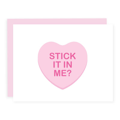Stick it in Me | Card - Pretty by Her- handmade locally in Cambridge, Ontario