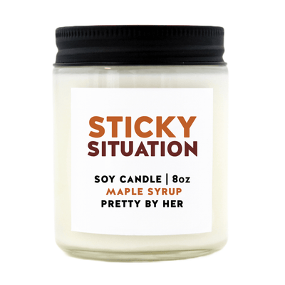 Sticky Situation | Soy Wax Candle - Pretty by Her- handmade locally in Cambridge, Ontario