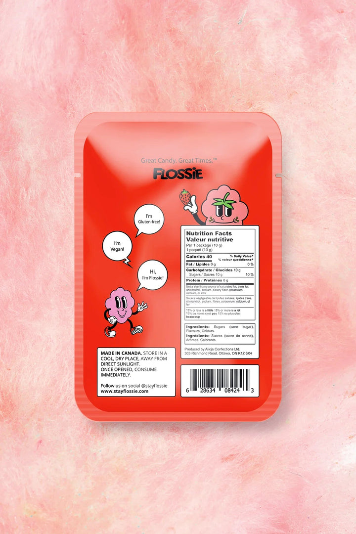 Strawberry Cotton Candy | Flossie - Pretty by Her- handmade locally in Cambridge, Ontario