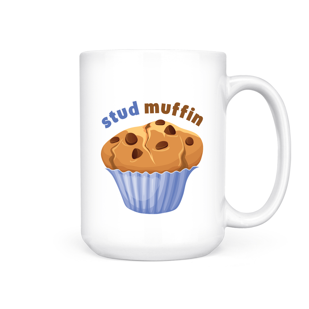 Stud Muffin | Mug - Pretty by Her- handmade locally in Cambridge, Ontario