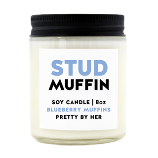 Stud Muffin | Soy Wax Candle - Pretty by Her- handmade locally in Cambridge, Ontario