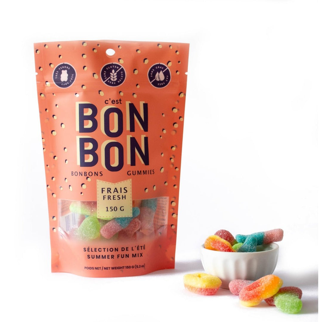 Summer Fun Mix Gummies 150g | C'est BONBON - Pretty by Her- handmade locally in Cambridge, Ontario