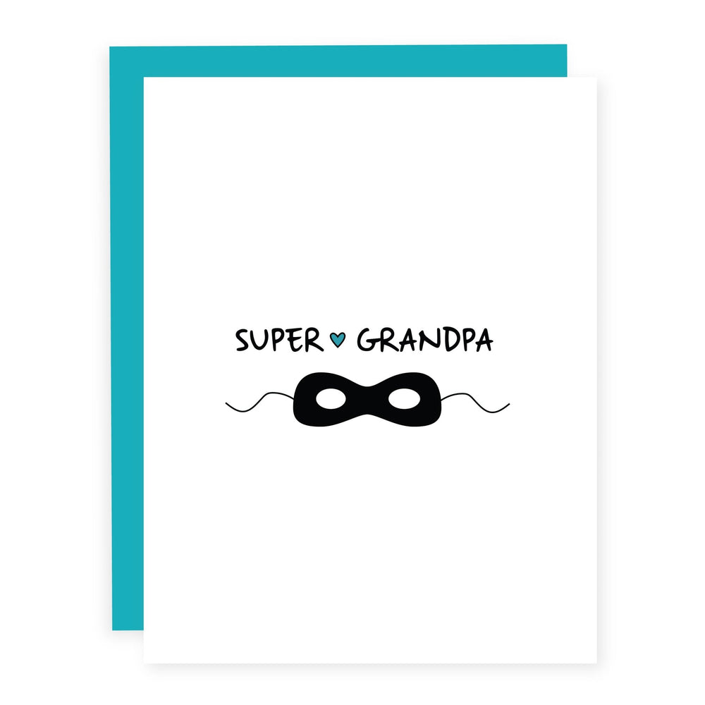 Super Grandpa | Card - Pretty by Her- handmade locally in Cambridge, Ontario