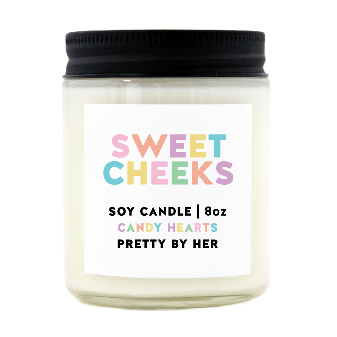 Sweet Cheeks | Soy Wax Candle - Pretty by Her- handmade locally in Cambridge, Ontario