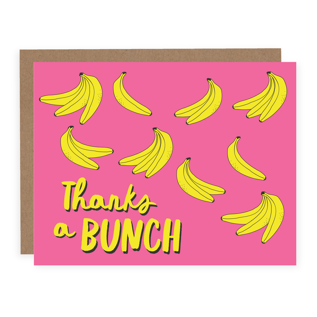 Thanks A Bunch | Card - Pretty by Her- handmade locally in Cambridge, Ontario