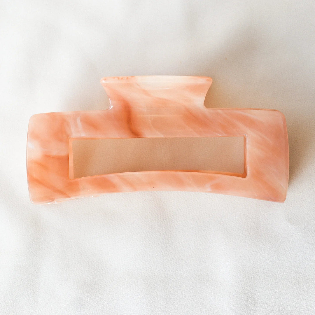 The Anna Coral Hair Clip | Horace Jewelry - Pretty by Her- handmade locally in Cambridge, Ontario