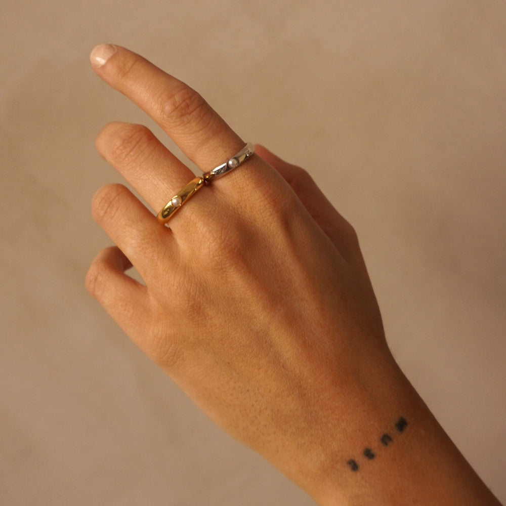 The Band Silver Ring | Horace Jewelry - Pretty by Her- handmade locally in Cambridge, Ontario