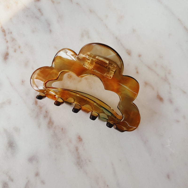 The Cloud Yellow + Green Hair Clip | Horace Jewelry - Pretty by Her- handmade locally in Cambridge, Ontario