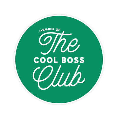 The Cool Boss Club | Sticker - Pretty by Her- handmade locally in Cambridge, Ontario