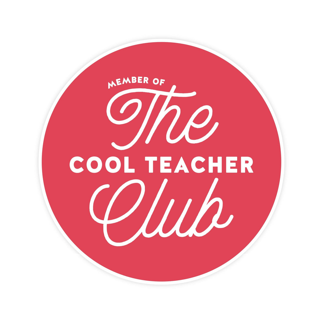 The Cool Teacher Club | Sticker - Pretty by Her- handmade locally in Cambridge, Ontario