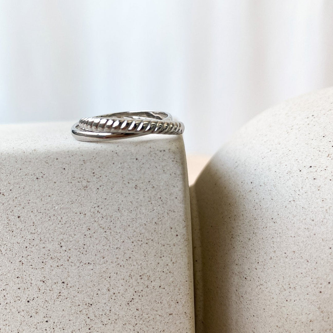 The Dueto Silver Ring | Horace Jewelry - Pretty by Her- handmade locally in Cambridge, Ontario