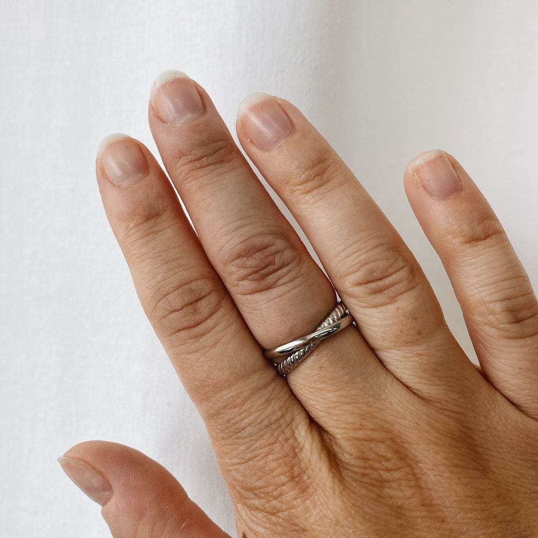 The Dueto Silver Ring | Horace Jewelry - Pretty by Her- handmade locally in Cambridge, Ontario