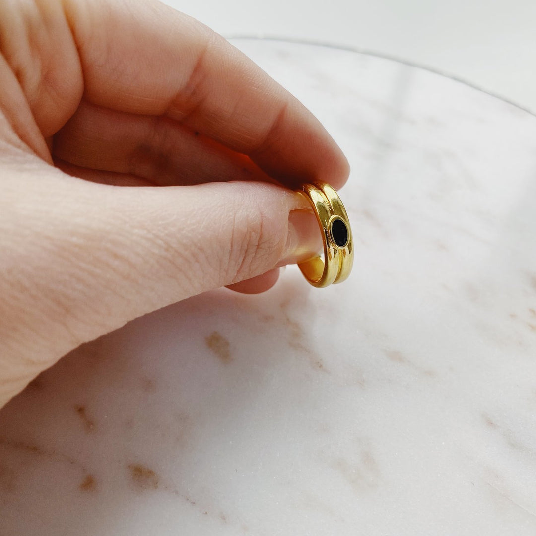 The Piani Gold Ring | Horace Jewelry - Pretty by Her- handmade locally in Cambridge, Ontario