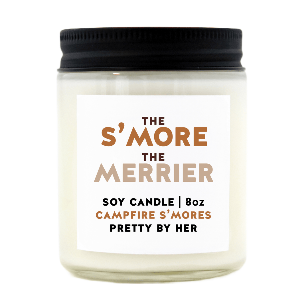The S'more the Merrier | Soy Wax Candle - Pretty by Her- handmade locally in Cambridge, Ontario
