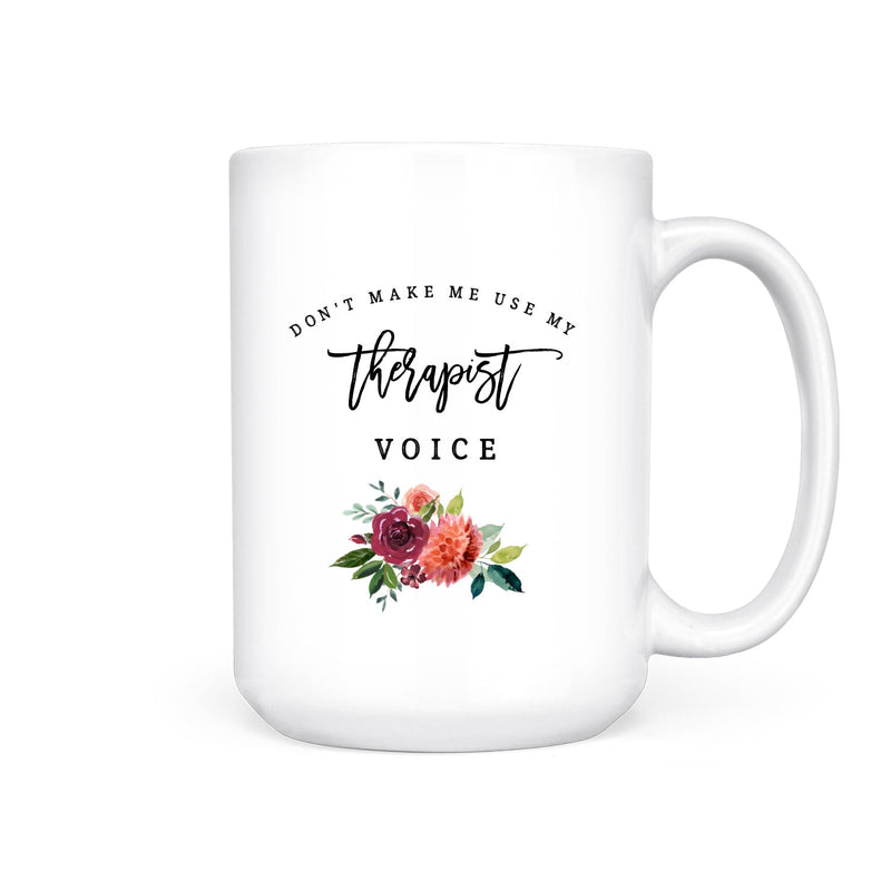Therapist Voice | Mug - Pretty by Her- handmade locally in Cambridge, Ontario