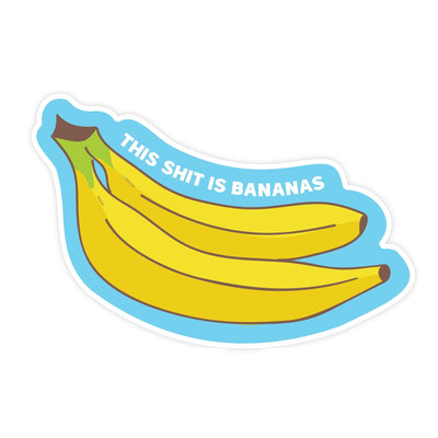 This Shit is Bananas | Magnet - Pretty by Her- handmade locally in Cambridge, Ontario