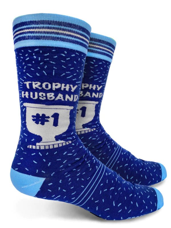 Trophy Husband Mens Socks | Groovy Things - Pretty by Her- handmade locally in Cambridge, Ontario