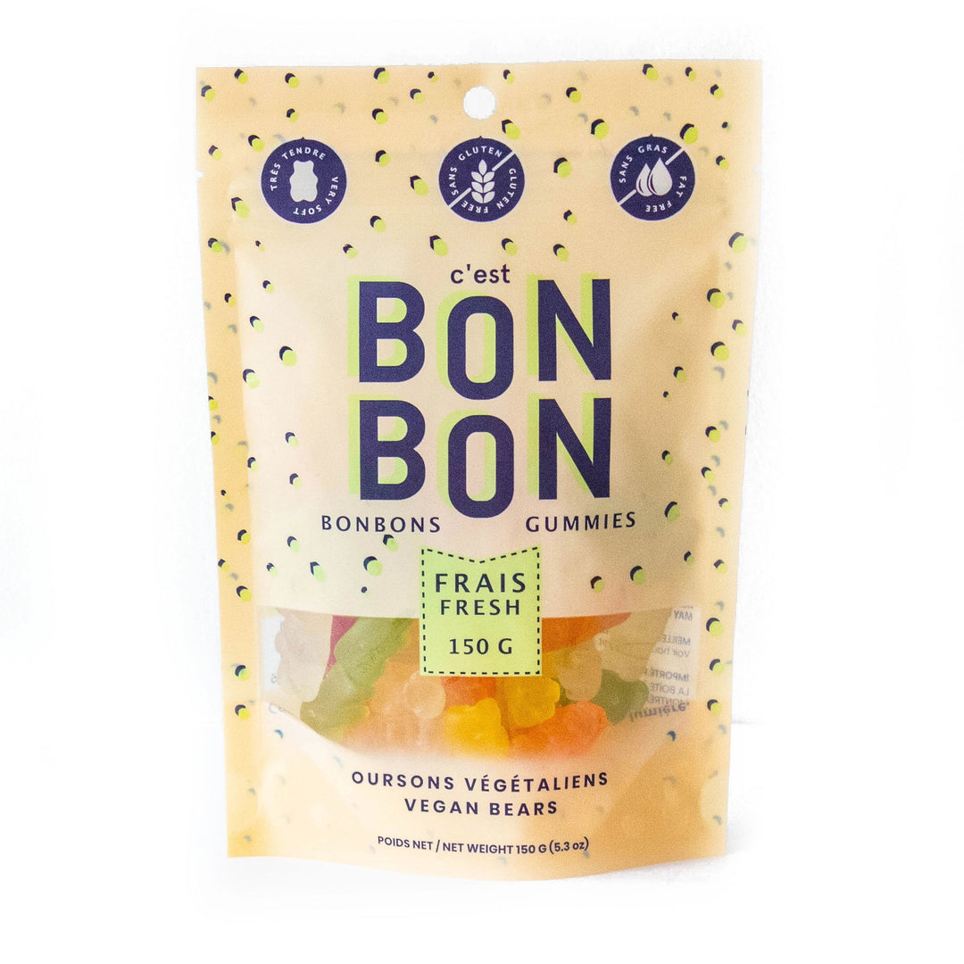 Vegan Bears Gummies 150g | C'est BONBON - Pretty by Her- handmade locally in Cambridge, Ontario