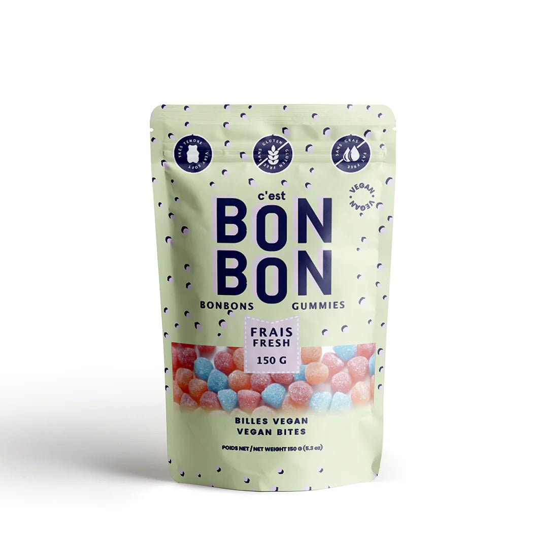 Vegan Bites Gummies 150g | C'est BONBON - Pretty by Her- handmade locally in Cambridge, Ontario