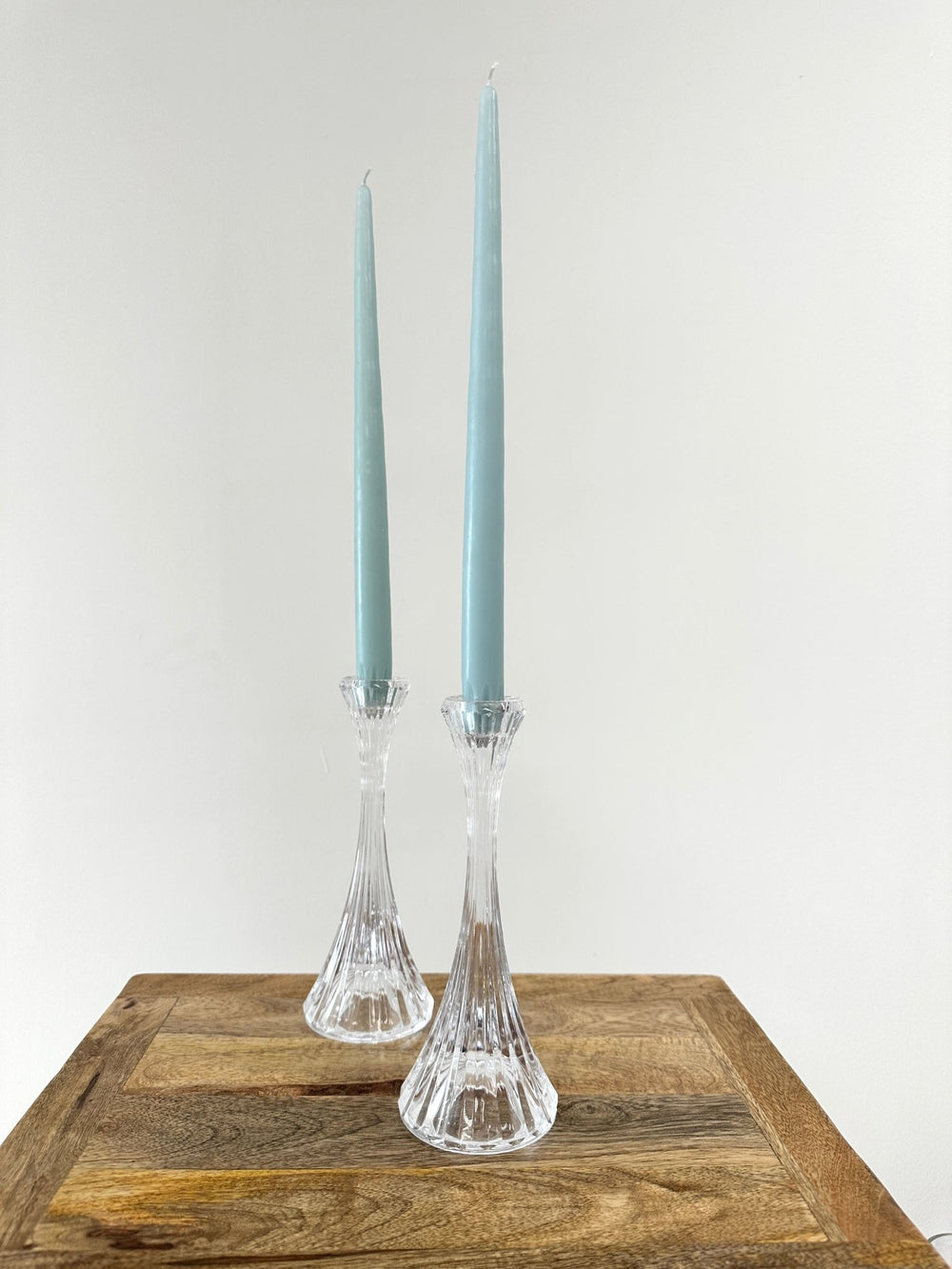 Vintage Crystal Candlesticks + Candles - Pretty by Her- handmade locally in Cambridge, Ontario