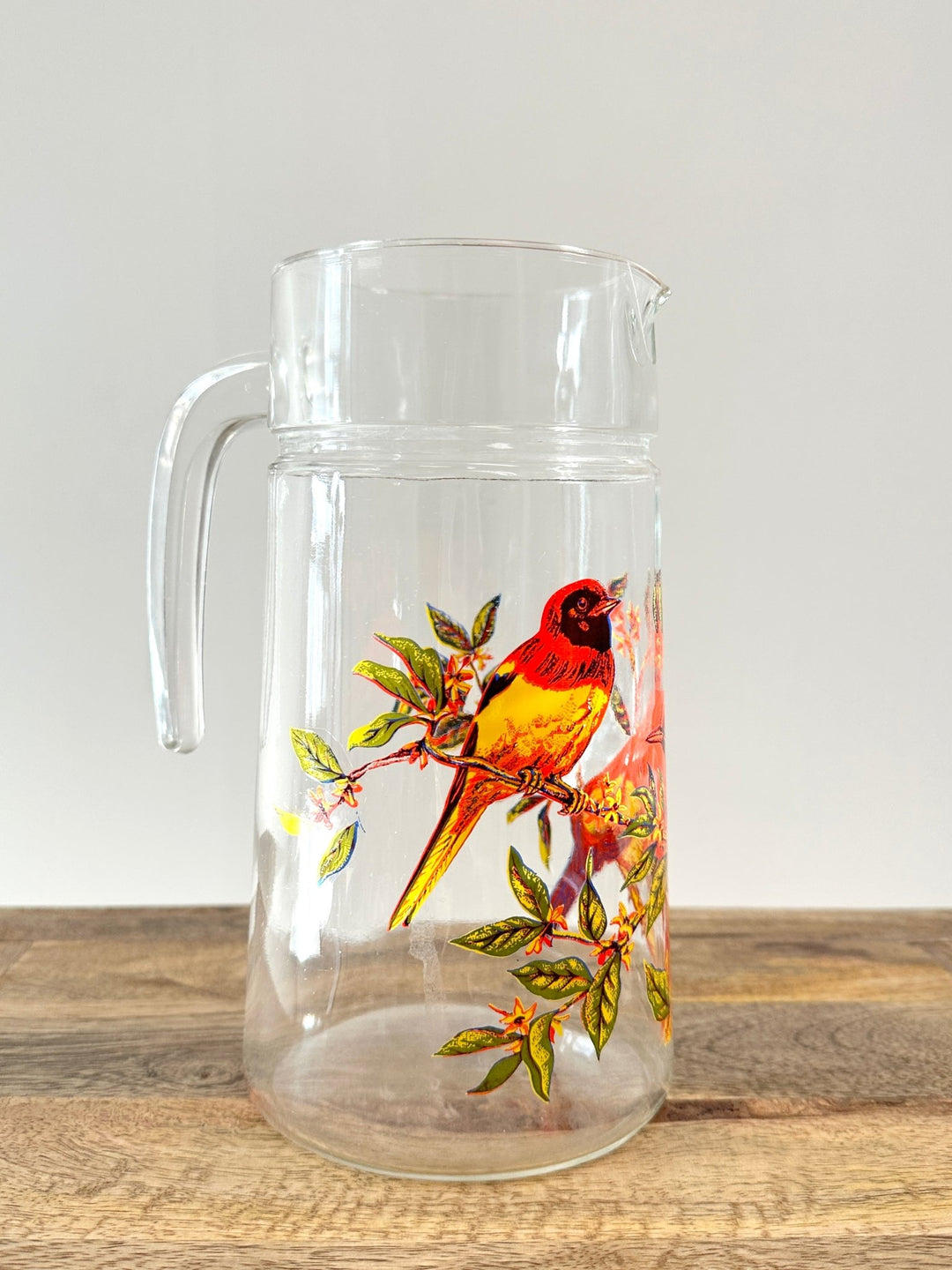 Vintage Glass Bird Pitcher LOCAL PICK UP ONLY - Pretty by Her- handmade locally in Cambridge, Ontario
