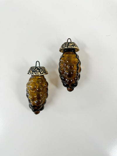 Vintage Glass Salt and Pepper Shaker Ornaments - Pretty by Her- handmade locally in Cambridge, Ontario