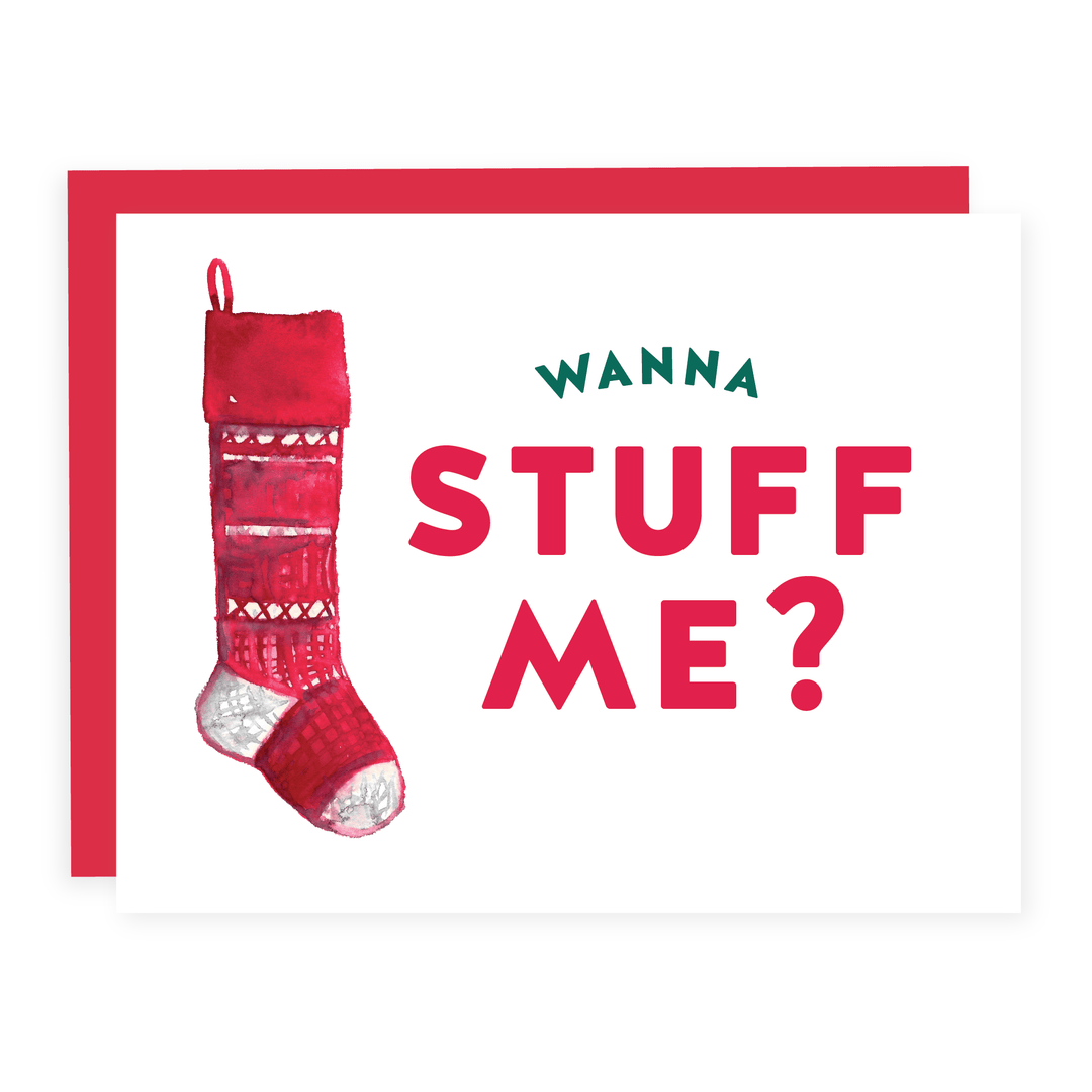 Wanna Stuff Me? | Card - Pretty by Her- handmade locally in Cambridge, Ontario