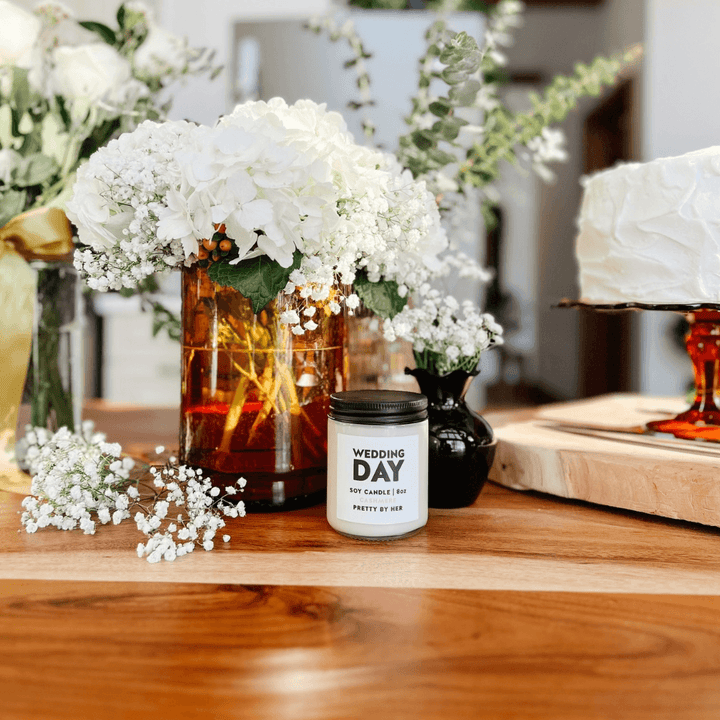 Wedding Day | Soy Wax Candle - Pretty by Her- handmade locally in Cambridge, Ontario