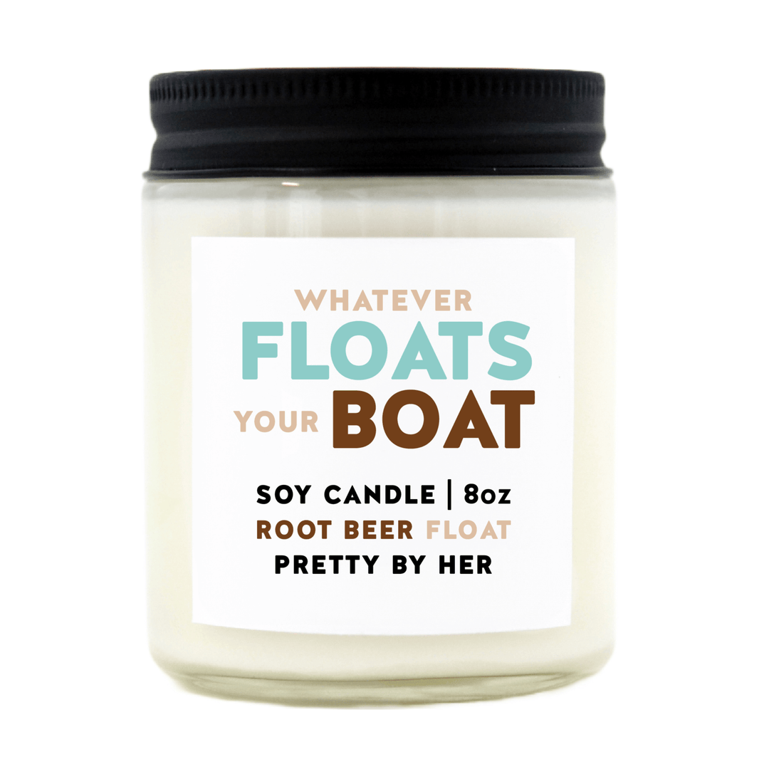 Whatever Floats Your Boat | Soy Wax Candle - Pretty by Her- handmade locally in Cambridge, Ontario