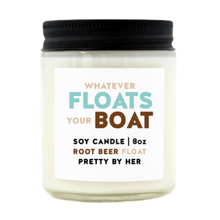 Whatever Floats Your Boat | Soy Wax Candle - Pretty by Her- handmade locally in Cambridge, Ontario