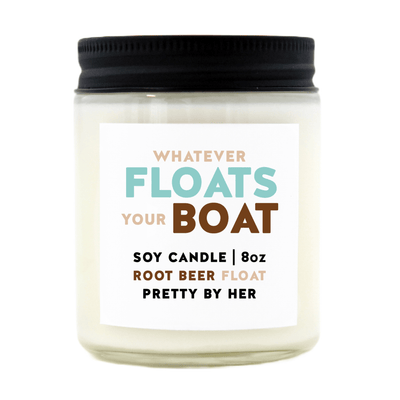 Whatever Floats Your Boat | Soy Wax Candle - Pretty by Her- handmade locally in Cambridge, Ontario