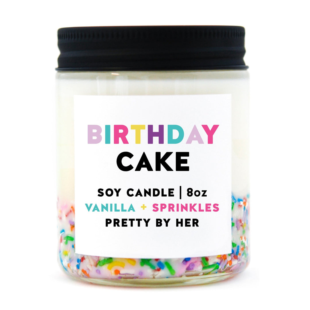 WHOLESALE | Birthday Cake | Candle - Pretty by Her- handmade locally in Cambridge, Ontario