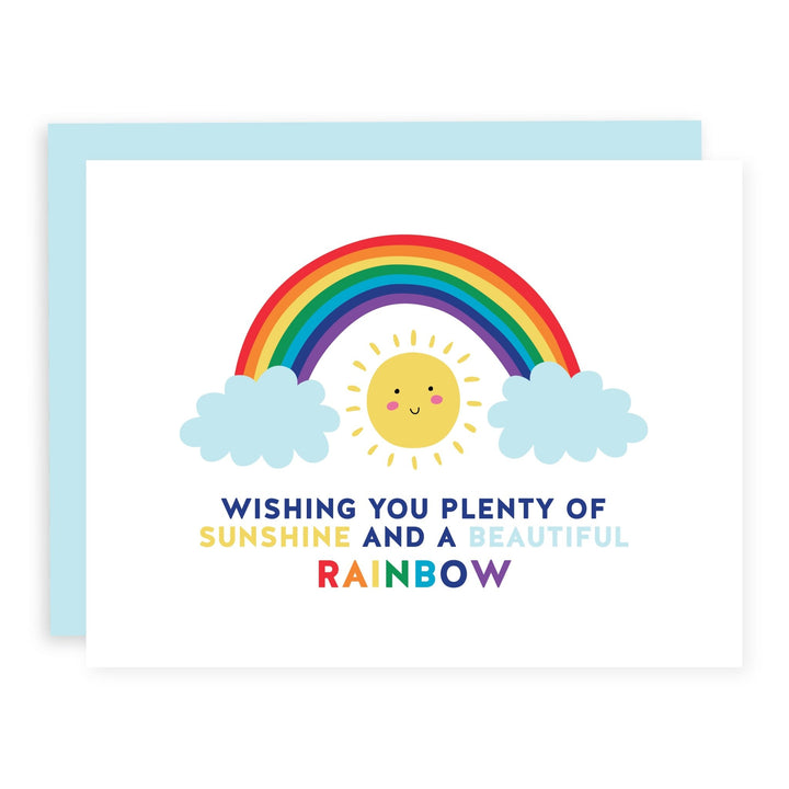 Wishing You a Beautiful Rainbow | Card - Pretty by Her- handmade locally in Cambridge, Ontario